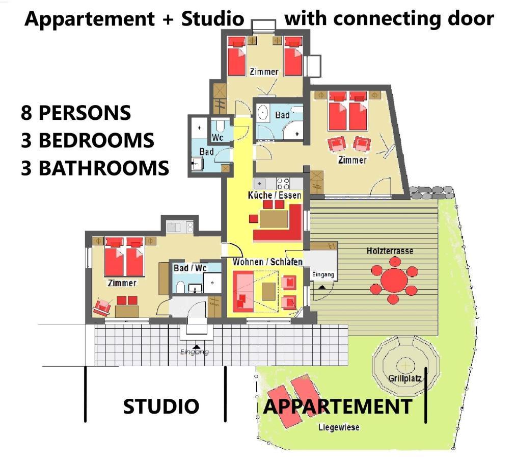 Appartement Anneke 니에데른실 외부 사진